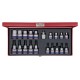 Coffret de douilles et douilles tournevis TORX® 3/8" et 1/2" avec accessoires - 20 pièces
