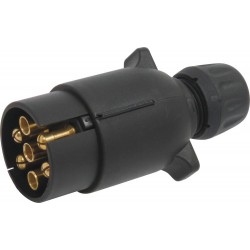 Fiche mâle ABS - coque 7 plots