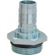Raccord zingué male 1'' cannelé 19mm