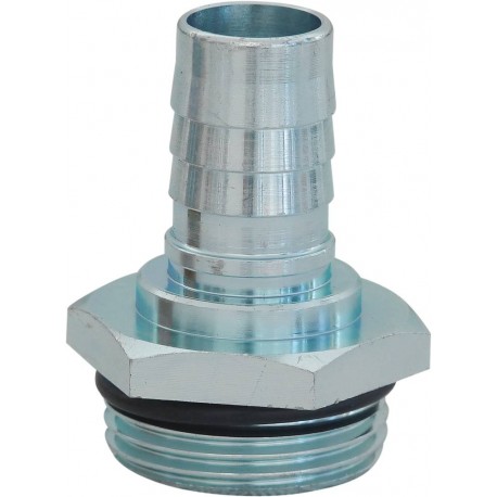 Raccord zingué male 1'' cannelé 19mm