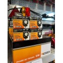 Lot de 4 Phares de Travail Carrés 1 10W –10-32V Faisceau Large Facile à Poser Pour Véhicules Mécanique Bricolage