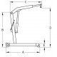 Grue de levage d'atelier fixe 1000 kg