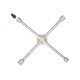 Clé en croix métrique avec adaptateur de carré conducteur 1/2" - King Tony