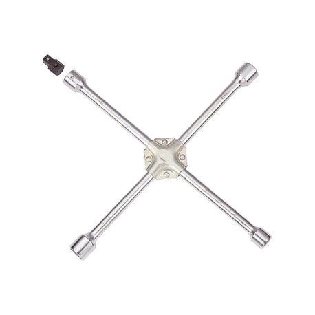 Clé en croix métrique avec adaptateur de carré conducteur 1/2" - King Tony