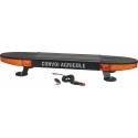 Rampe de Signalisation LED 12/24V Magnétique avec Batterie Rechargeable et Panneaux Interchangeables