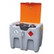 Cuve de ravitaillement 210L gasoil 12V 40L/min avec capot