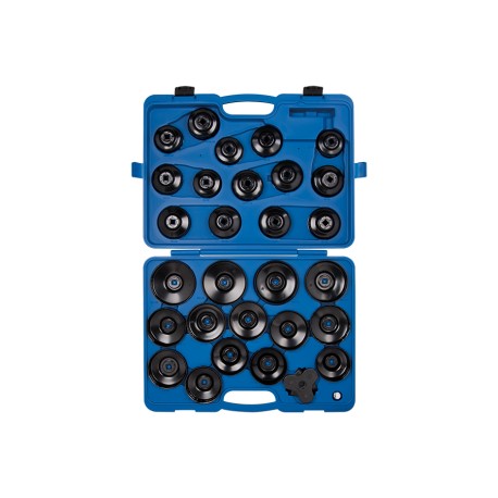 Coffret de clés "coiffe" pour filtre à huile - 30 pièces