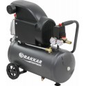 Compresseur Coaxial 24L 2CV 8 Bar - Piston Lubrifié, 120 l/min, Mobile, Garantie 3 Ans