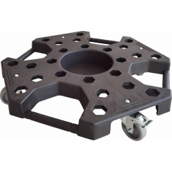Chariot de Manutention pour Pneus - Capacité 150kg, Diamètre 610mm, Roues Pivotantes