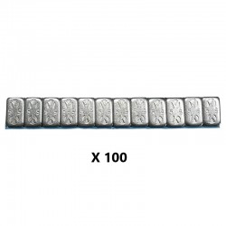 Boîte de Masses d’Équilibrage Autocollantes 5g - 100 Barrettes pour Jantes Alu (1200 pièces)