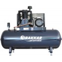Compresseur d'air à piston 10 CV 500 L triphasé 11 bar avec tête SHAMAL bi-étagée et entraînement par courroie