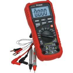 Multimètre digital échelle automatique Cat III 1000V avec sonde température