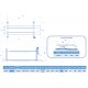 Pont élévateur 4 colonnes 5T en 400V avec levage auxiliaire 3.5T - OMCN