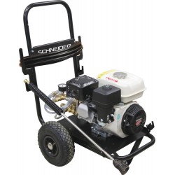 Nettoyeur HP eau froide moteur thermique OHV 10 l/min 160 bar avec flexible 10m - Schneider