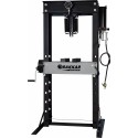Presse d’atelier 40T manuelle et pneumatique – bâti boulonné – vérin auto – table à treuil – robuste – 270 kg