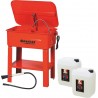 Pack Fontaine de Nettoyage Métallique sur Pied 75L avec 40L de Solvant Dégraissant et Pinceau - Garantie 3 Ans