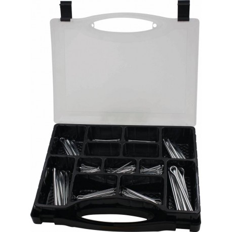 Goupilles fendues de 2 à 8mm - coffret de 290 pcs