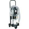 Pompe à huile électrique à palette 230V avec filtre et tuyaux sur chariot mobile