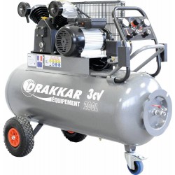 Compresseur d'air 3CV 200 litres 230V - 11274 Drakkar Equipement