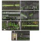Servante d'atelier XL avec 8 tiroirs et 468 outils JBM