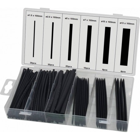 Coffret de 100 gaines thermorétractables