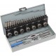 Taraud et filière M3 à M12 3 passes - coffret de 32 pcs - 14720 - Drakkar equipement
