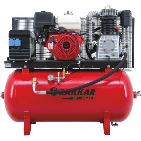Compresseur thermique essence - Air + courant - Cuve 230L - 11CV
