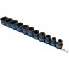 Jeu de Douilles à Choc 1/2" Métriques 6 Pans - 11 Pièces (10-32mm)