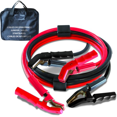 Câble pro de démarrage 1000A Ø50mm² 5 m - Pinces isolées + anti-arc - GYS