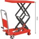 Table élévatrice mobile double ciseau 350kg levée max 1,3m