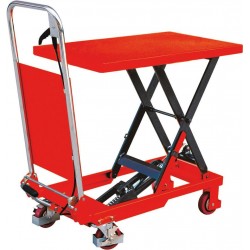 Table élévatrice mobile simple ciseau 150kg levée max 515mm