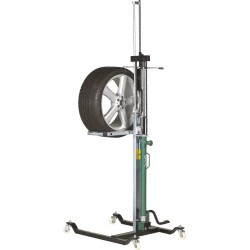 Chariot hydraulique mobile lève roues de voitures / camionnettes