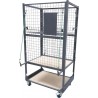 Chariot mobile pour pièces mécaniques ou carrosserie avec grilles latérales 840x1600x1700mm