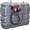 Cuve stockage gasoil fuel PEHD DP 2000L Station 230V 60l/min