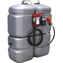 Cuve de stockage 1000L gasoil PEHD avec pompe et pistolet