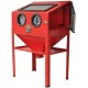 Pack cabine de sablage 220L avec aspiration et microbille de verre