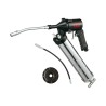Pompe à graisse pneumatique continue 400cc – corps aluminium – flexible 300 mm – adaptateur SG902 – 2,5 à 6,3 bar – 1600 gr