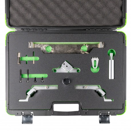 Coffret de calage distribution Opel/Chevrolet/Saab 2.0 & 2.4 – moteurs LE5, LHU, A20NHT, outils OEM EN-45027, KM955