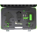 Coffret de calage distribution Renault 1.4, 1.6, 1.8, 2.0 16V Twin – moteurs K4J, K4M, F4P, F4R, K9K – avec outils OEM
