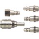 Raccord rapide femelle pour tuyau de 8mm avec 4 raccords rapides mâle - kit 5 pcs