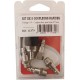 Raccord rapide femelle pour tuyau de 8mm avec 4 raccords rapides mâle - kit 5 pcs - Stilker