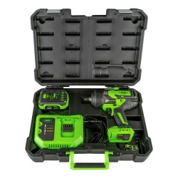Clé à chocs sans fil Brushless 1/2” – 1300Nm avec mallette – 3 vitesses – 20V