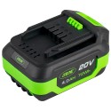 Batterie Lithium-ion 20V – 4.0Ah – Haute autonomie – Compatible outils 60016 / 60017