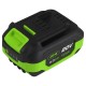 Batterie Lithium-ion 20V – 4.0Ah – Haute autonomie – Compatible outils 60016 / 60017