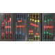Servante d'atelier XXL 7 tiroirs composée de 254 outils - modules carbone