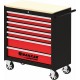 Servante d'atelier XXL 7 tiroirs composée de 254 outils - modules carbone