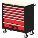 Servante d'atelier XXL 7 tiroirs composée de 254 outils - modules carbone