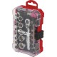 Coffret de douilles 1/4" - 30 pcs avec mini cliquet - Drakkar Tools - 68144