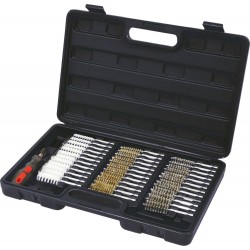 Brosse goupillon inox-nylon-laiton - coffret de 38 pcs - Drakkar Equipement
