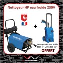 Nettoyeur HP eau froide 230V 9 l/min 160 bar avec flexible 10m Schneider